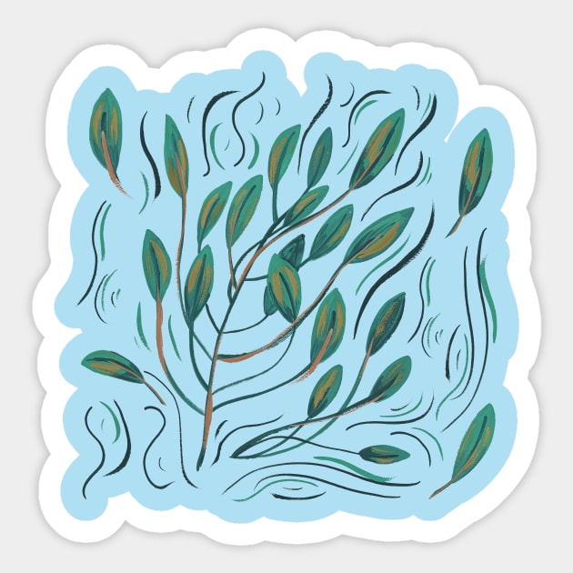 Sea Grass Sticker by SWON Design